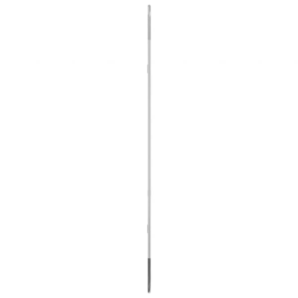 Wandspiegel Silbern 80x35 cm Oval