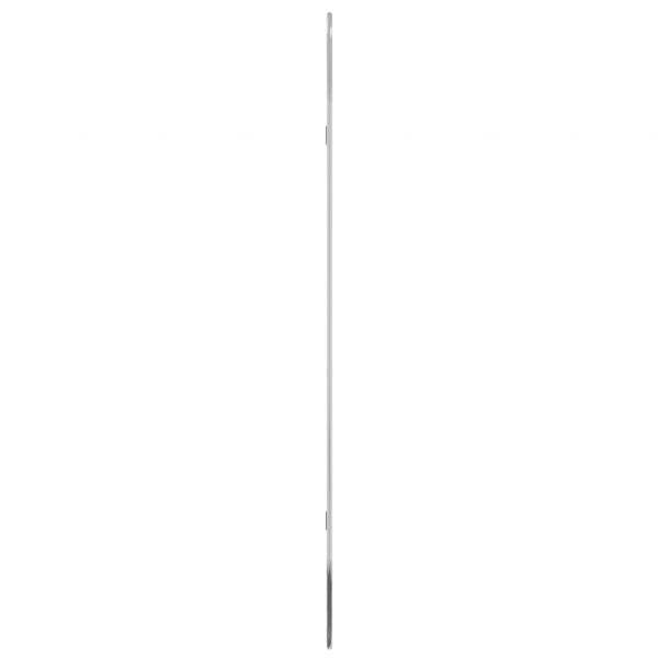 Wandspiegel Silbern 100x45 cm Oval