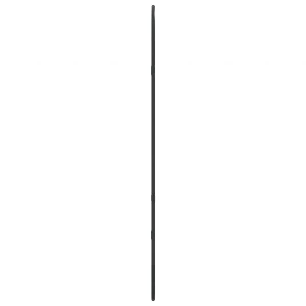 Wandspiegel Schwarz 80x35 cm Oval