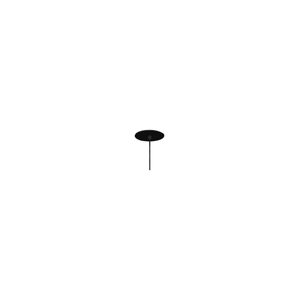 SLV HELIA 40 Pendelleuchte, LED, 3000K, rund, schwarz, Einbauversion (158410)