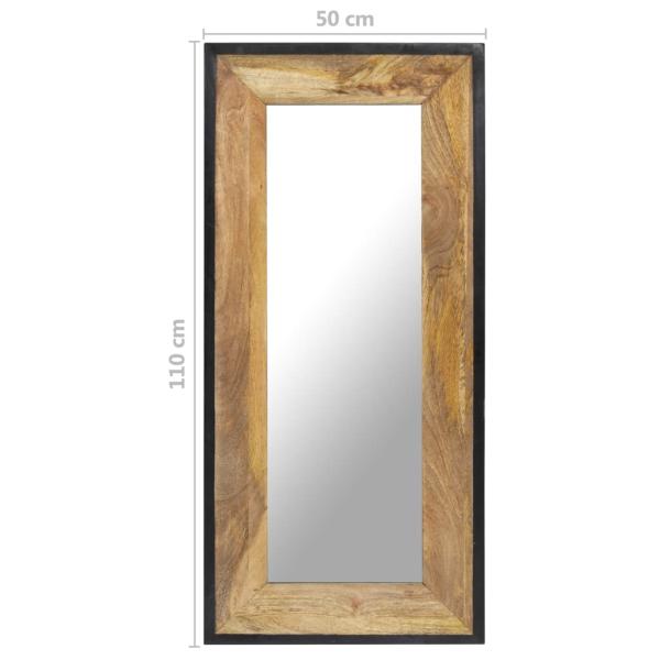 Spiegel 110x50 cm Mango Massivholz 