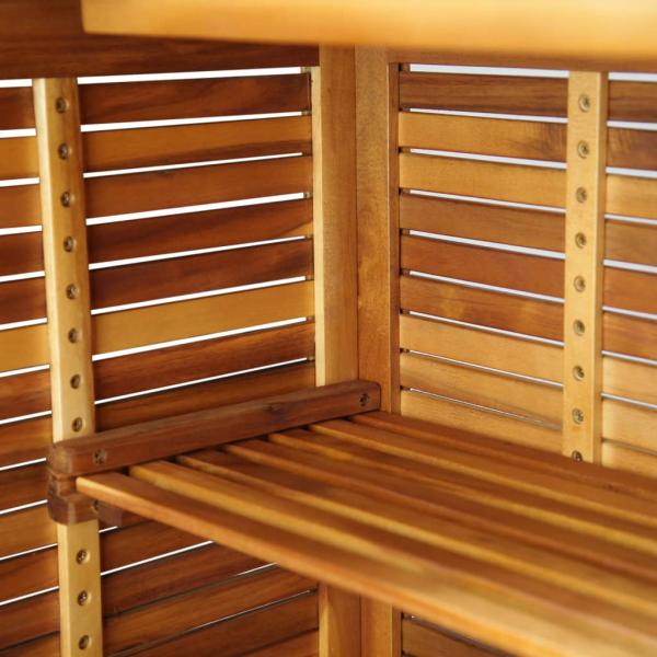 Bartisch 110x50x105 cm Massivholz Akazie