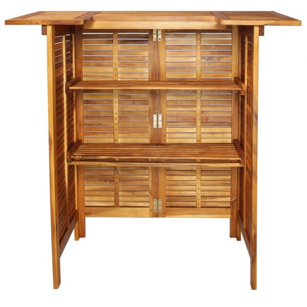 Bartisch 110x50x105 cm Massivholz Akazie