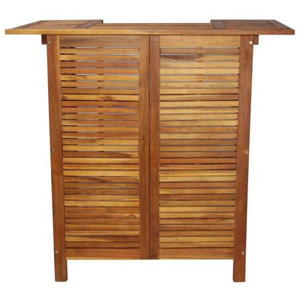Bartisch 110x50x105 cm Massivholz Akazie
