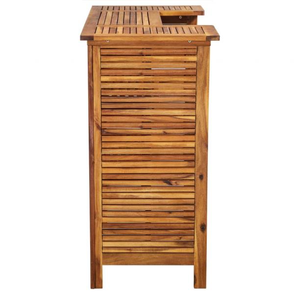 Bartisch 110x50x105 cm Massivholz Akazie