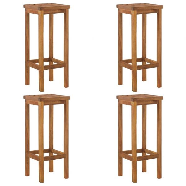 5-tlg. Gartenbar-Set Massivholz Akazie