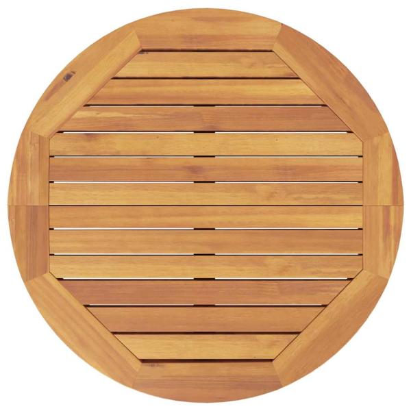 Garten-Bartisch Ø60x105 cm Massivholz Akazie