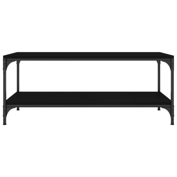 Couchtisch Schwarz 100x50x40 cm Holzwerkstoff