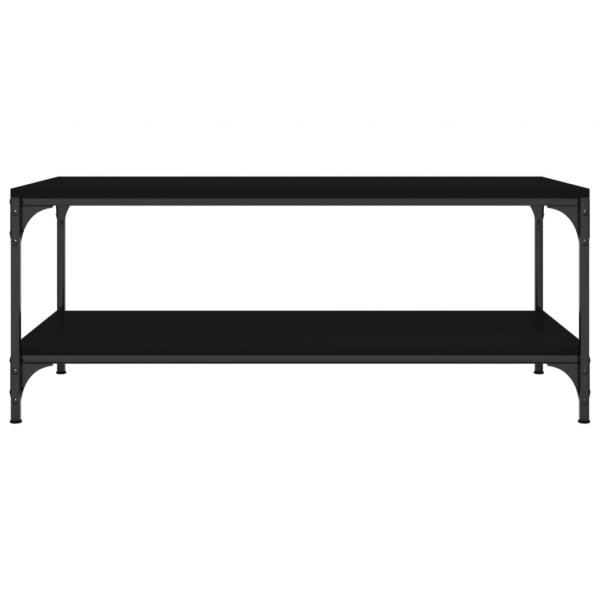 Couchtisch Schwarz 80x50x40 cm Holzwerkstoff