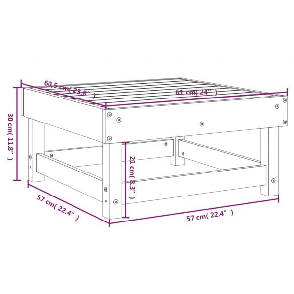 Gartenhocker Massivholz Douglasie