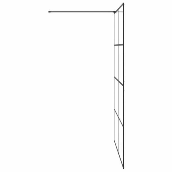 Duschwand für Begehbare Dusche mit Klarem ESG-Glas 140x195 cm