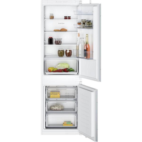 ARDEBO.de Neff KI7861SE0 N 30 Einbau Kühl-Gefrierkombination, Nischenhöhe 177,5 cm, 260L, NoFrost, Schlepptürtechnik, Eco Air Flow, LED Beleuchtung, Fresh Safe