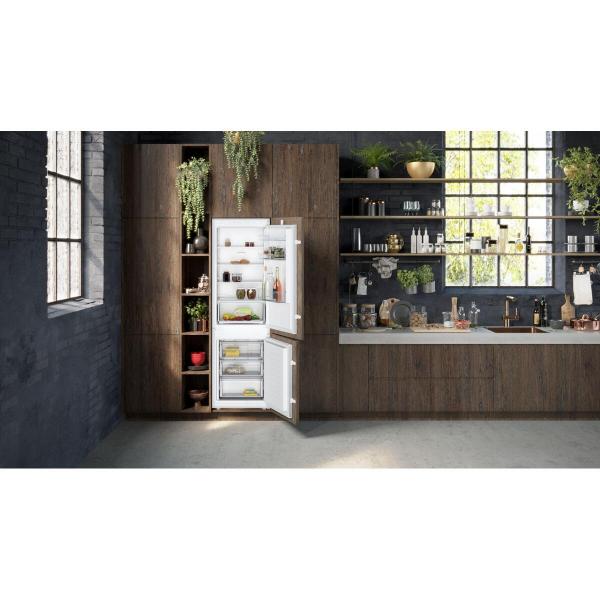 Neff KI7861SE0 N 30 Einbau Kühl-Gefrierkombination, Nischenhöhe 177,5 cm, 260L, NoFrost, Schlepptürtechnik, Eco Air Flow, LED Beleuchtung, Fresh Safe