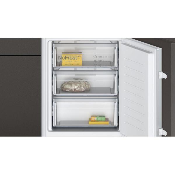 Neff KI7861SE0 N 30 Einbau Kühl-Gefrierkombination, Nischenhöhe 177,5 cm, 260L, NoFrost, Schlepptürtechnik, Eco Air Flow, LED Beleuchtung, Fresh Safe