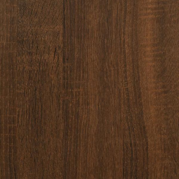Sitzbank mit Stauraum Braun Eichen-Optik 62x42x46 cm
