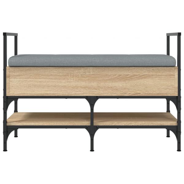 Schuhbank Sonoma-Eiche 85,5x42x57,5 cm Holzwerkstoff