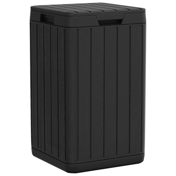 Outdoor-Mülltonne Anthrazit 38x38x65 cm PP