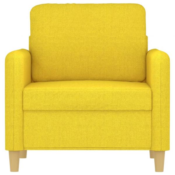 Sessel Hellgelb 60 cm Stoff