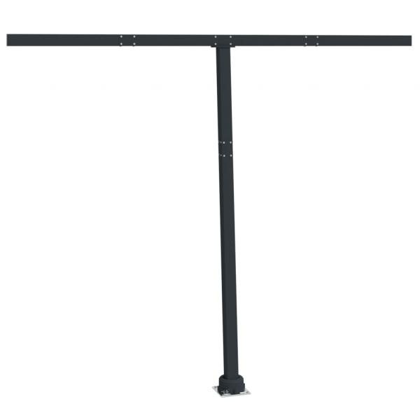 Stützen für Markisen Anthrazit 300x245 cm Eisen 