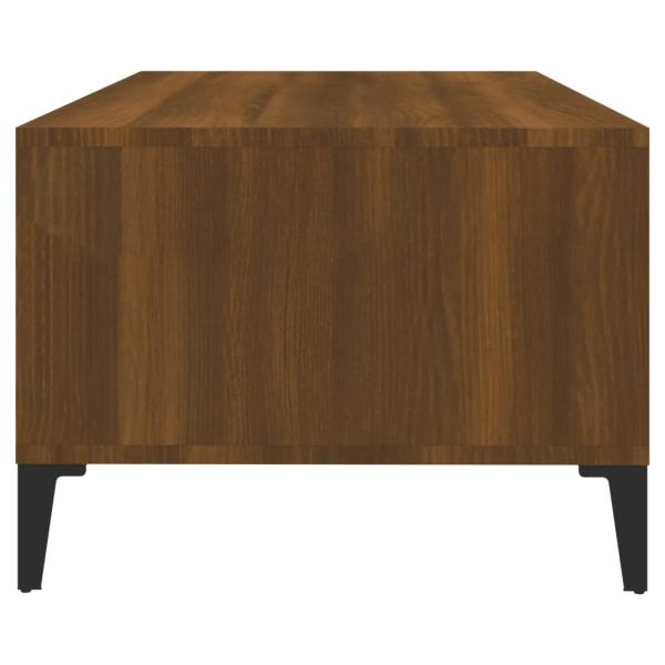 Couchtisch Braun Eichen-Optik 90x50x36,5 cm Holzwerkstoff
