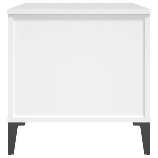 Couchtisch Weiß 90x44,5x45 cm Holzwerkstoff