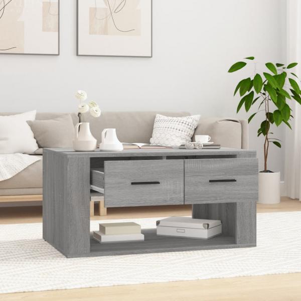 Couchtisch Grau Sonoma 80x50x40 cm Holzwerkstoff