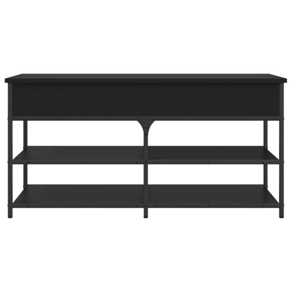 Schuhbank Schwarz 100x42,5x50 cm Holzwerkstoff