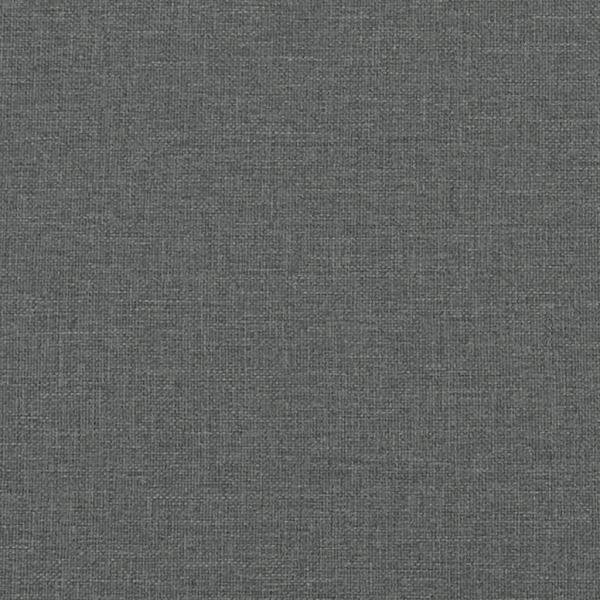 Essbank Dunkelgrau 186x32x45 cm Stahl und Stoff