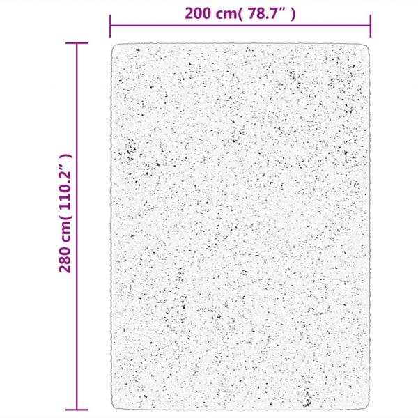 Teppich ISTAN Hochflor Glänzend Beige 200x280 cm