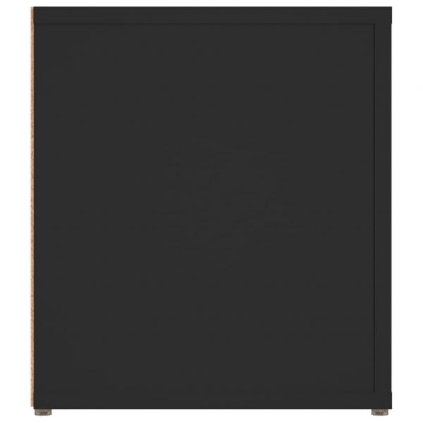 TV-Schränke 2 Stk. Schwarz 80x31,5x36 cm Holzwerkstoff