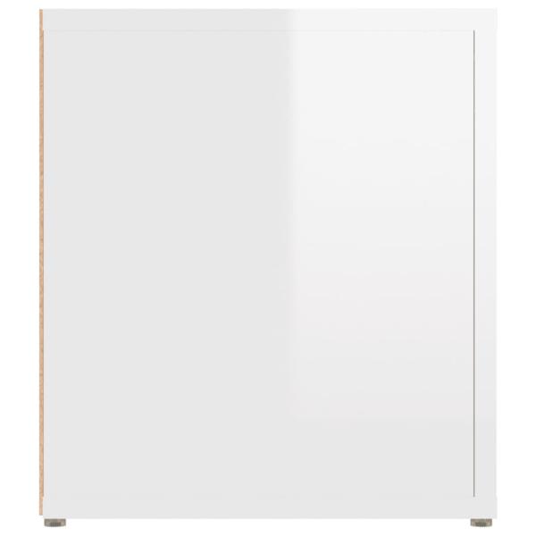 TV-Schränke 2 Stk. Hochglanz-Weiß 80x31,5x36 cm Holzwerkstoff