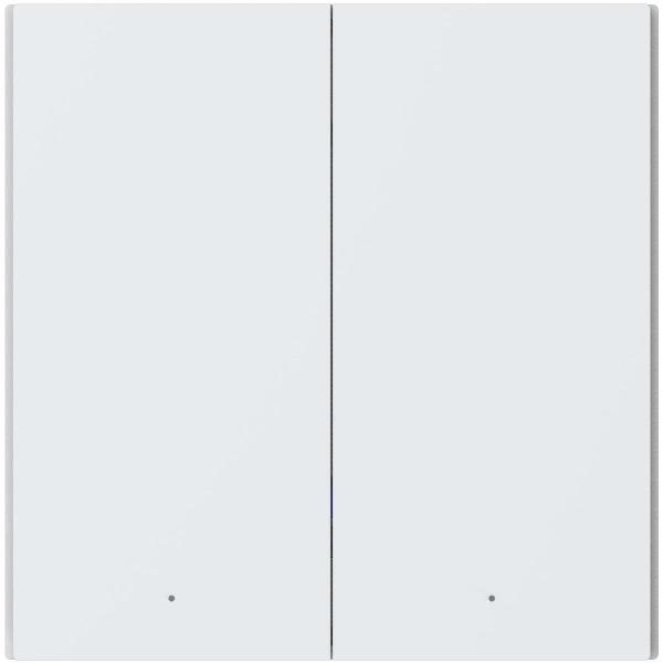 ARDEBO.de Aqara Smart Wall Switch H1 EU, With Neutral, Double Rocker, weiß (WS-EUK04)