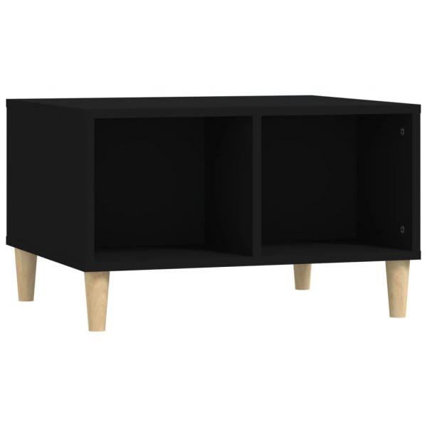 ARDEBO.de - Couchtisch Schwarz 60x50x36,5 cm Holzwerkstoff