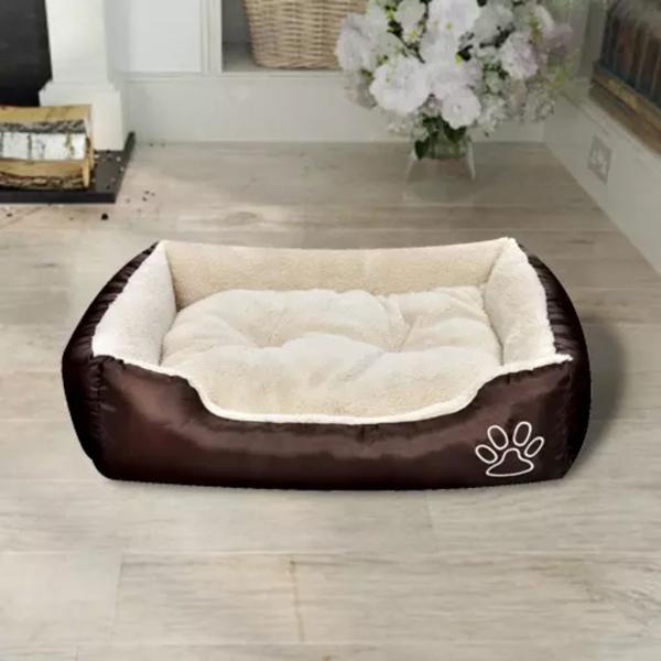 Hundebett Braun und Beige XXL 