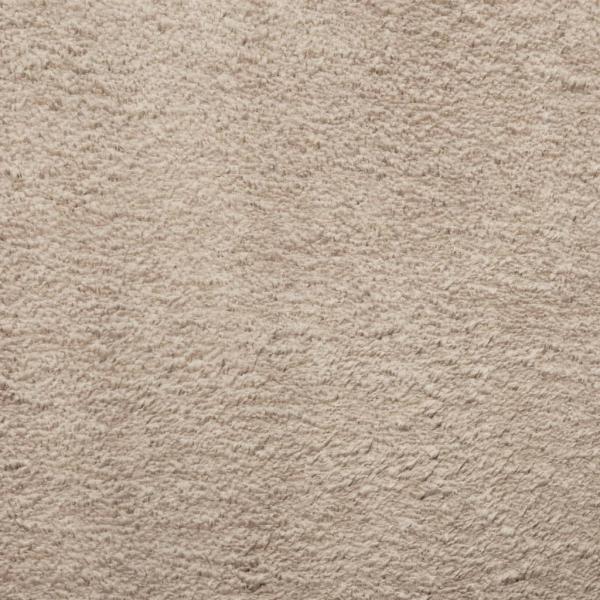 Teppich HUARTE Kurzflor Weich und Waschbar Sandfarben 100x200cm