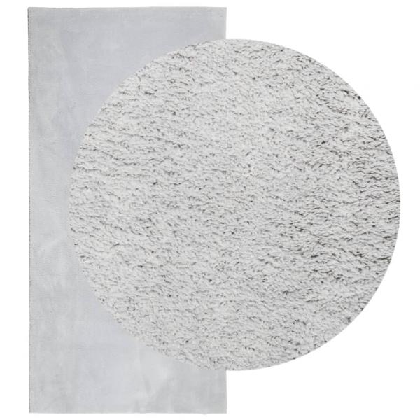 Teppich HUARTE Kurzflor Weich und Waschbar Grau 100x200 cm