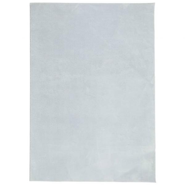 Teppich HUARTE Kurzflor Weich und Waschbar Blau 120x170 cm