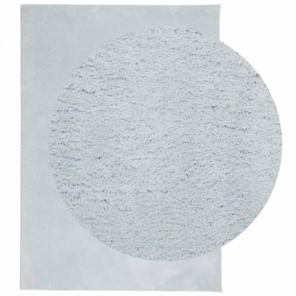 Teppich HUARTE Kurzflor Weich und Waschbar Blau 120x170 cm