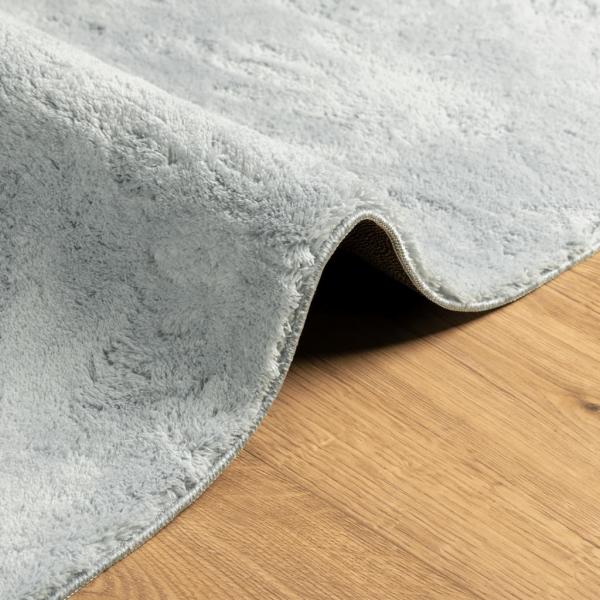 Teppich HUARTE Kurzflor Weich und Waschbar Blau 120x170 cm