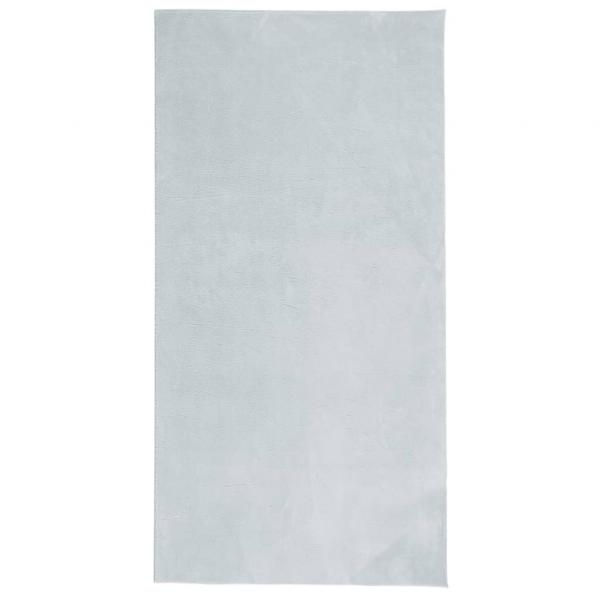 Teppich HUARTE Kurzflor Weich und Waschbar Blau 100x200 cm