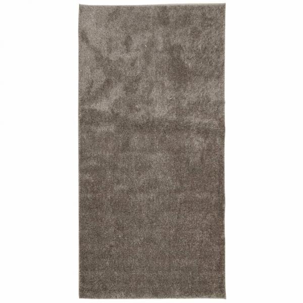 Teppich ISTAN Hochflor Glänzend Grau 100x200 cm