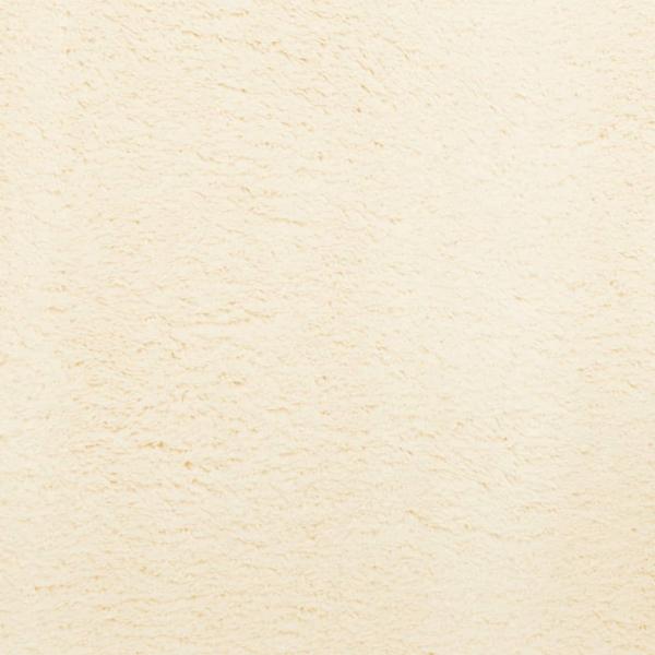 Teppich HUARTE Kurzflor Weich und Waschbar Creme Ø 200 cm