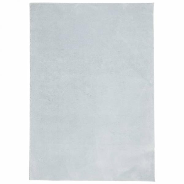 Teppich HUARTE Kurzflor Weich und Waschbar Blau 160x230 cm
