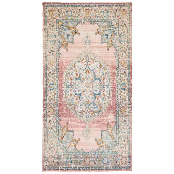 Teppich ARBIZU Indoor und Outdoor Vintage-Design 80x150cm