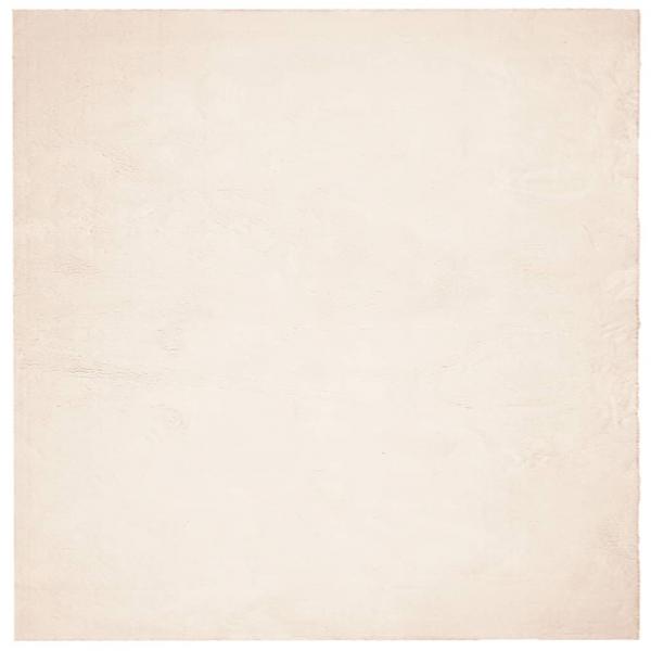 Teppich HUARTE Kurzflor Weich und Waschbar Beige 120x120 cm
