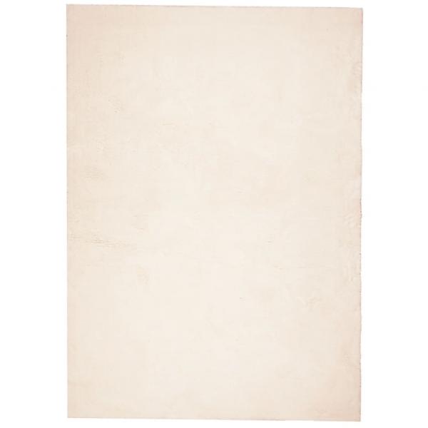 Teppich HUARTE Kurzflor Weich und Waschbar Beige 240x340 cm