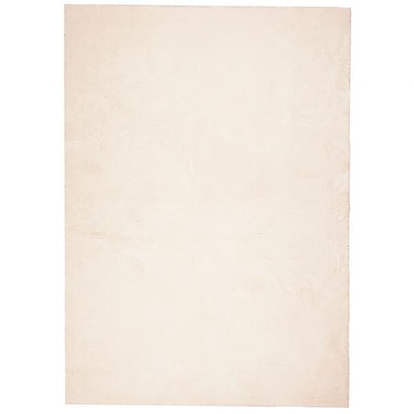 Teppich HUARTE Kurzflor Weich und Waschbar Beige 200x280 cm