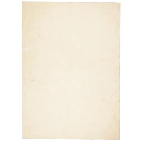 Teppich HUARTE Kurzflor Weich und Waschbar Creme 240x340 cm
