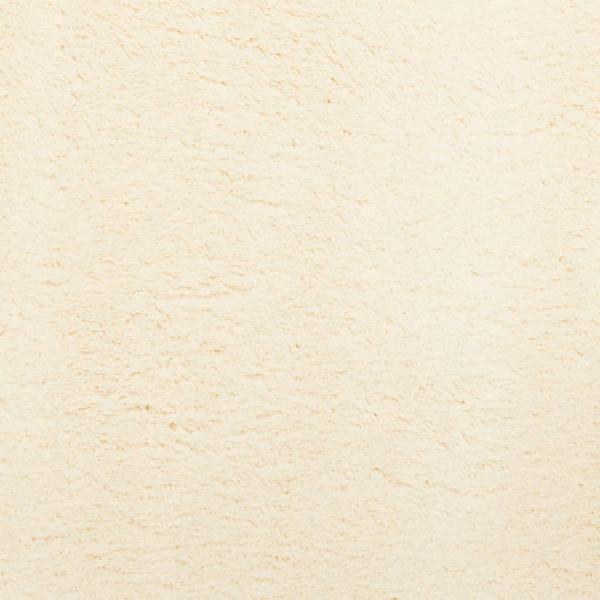 Teppich HUARTE Kurzflor Weich und Waschbar Creme Ø 100 cm