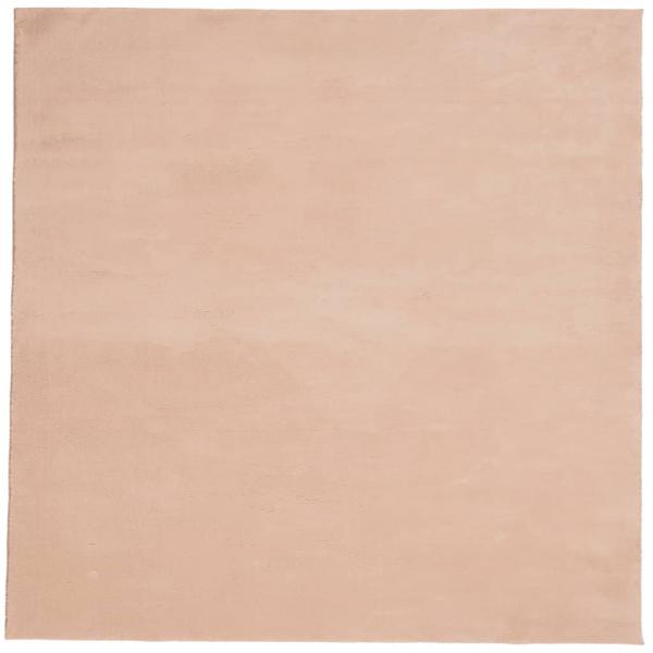 Teppich HUARTE Kurzflor Weich und Waschbar Blassrosa 200x200 cm